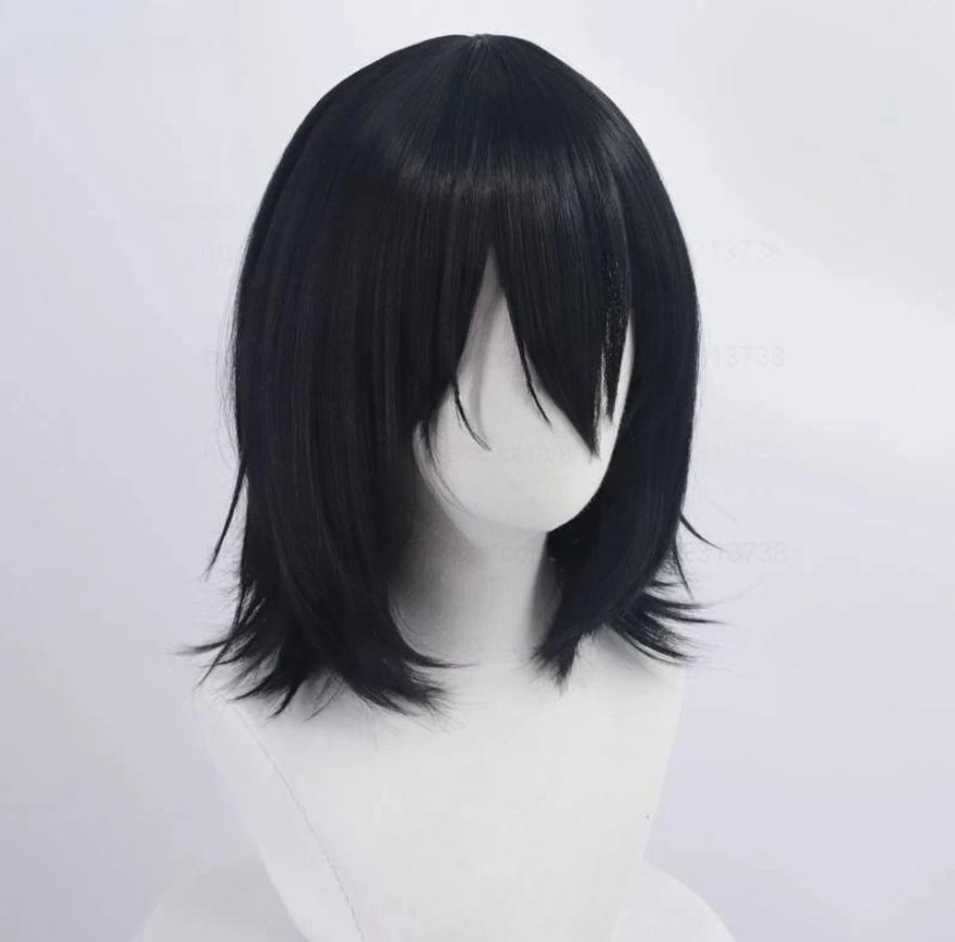 Anime Fyodor Dostoevsky Cosplay Wig Black Simulated Scalp Fyodor D Dostoevsky Heat Resistant Synthetic Hair Fyodor Wigs