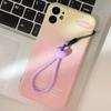 Solid Color Love Heart Cellphone Hanging Rope Durable Mobile Phone Shell Hanging Chain USB Key Camera Anti Loss Hanging Decoration