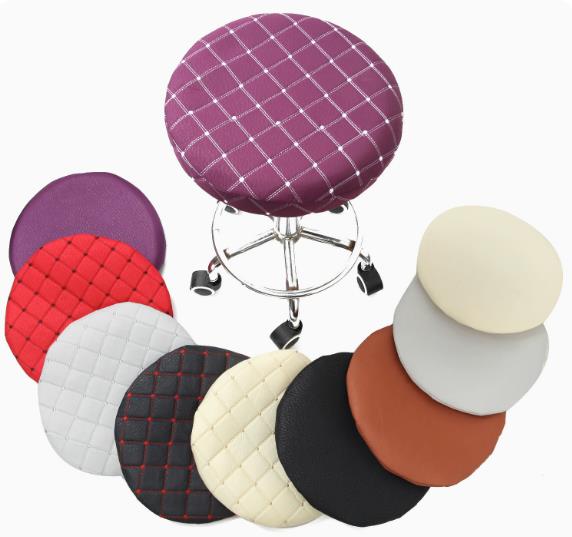 Round Elastic Tool Cover Polyester Dustproof Seat Bar Stool Chair Home Restaurant Furniture Protector