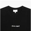 MaiSon KiTSune HandwriTing Logo Embroidery Men S T ShirT Om00122kj0119