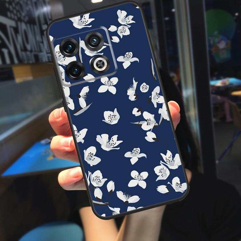 Custodia Floreale Ciliegio Per OnePlus 12R 13 R 12 11 9 10 Pro 8T 9RT 10T OnePlus Nord 4 CE 2 3 Lite N20 N30