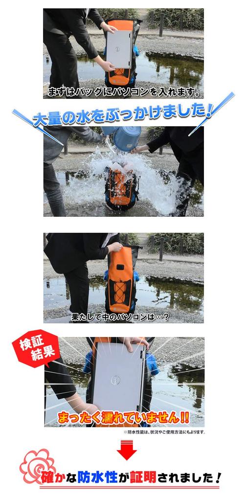 Radweather Waterproof Backpack, Fully Waterproof, Large Capacity 40L, Men's Sports Bag
