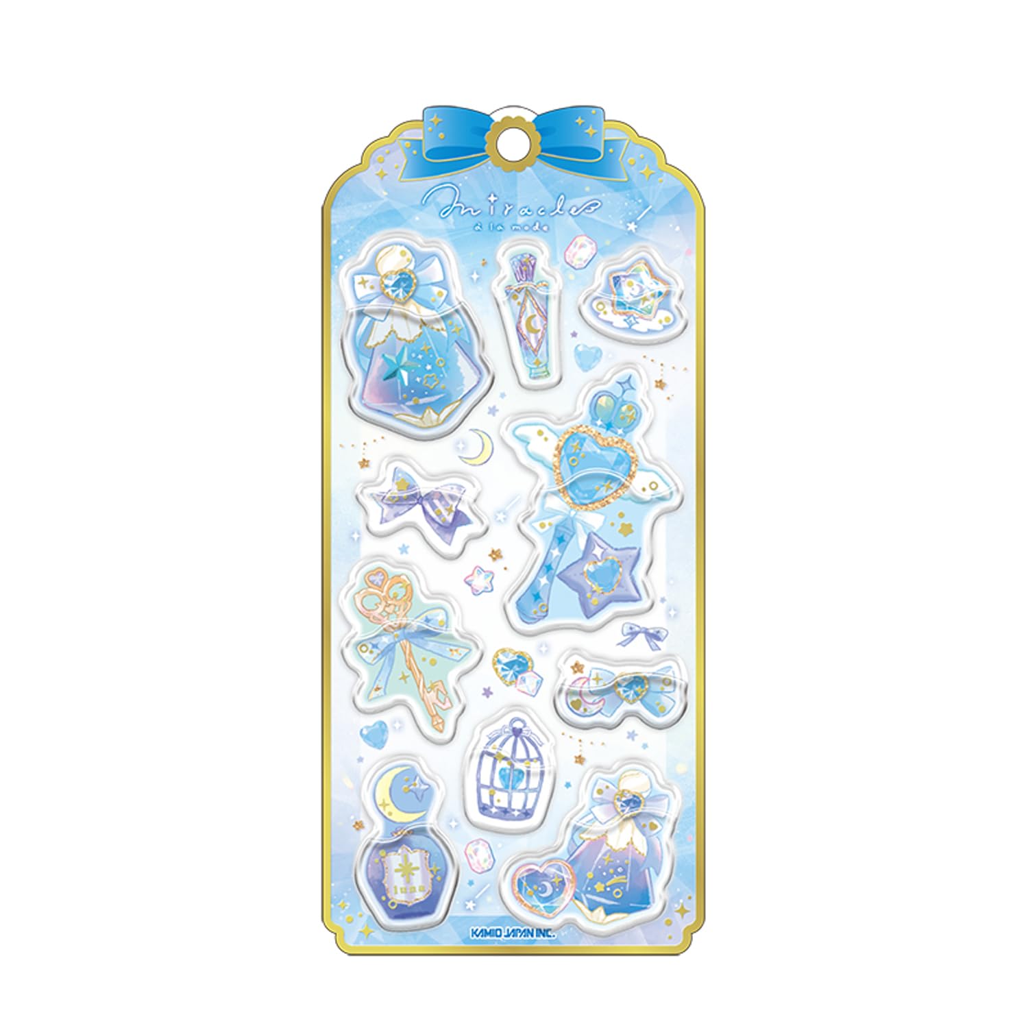 

Kamio Japan Sticker Miracle A La Mode Blue 225894 Water-In синий