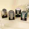 Mehrzweck-Verstellbarer Stabiler Metall-Schmuck-Ausstellungsständer für Uhren Armbänder und Armreifen Elegante Vitrinen