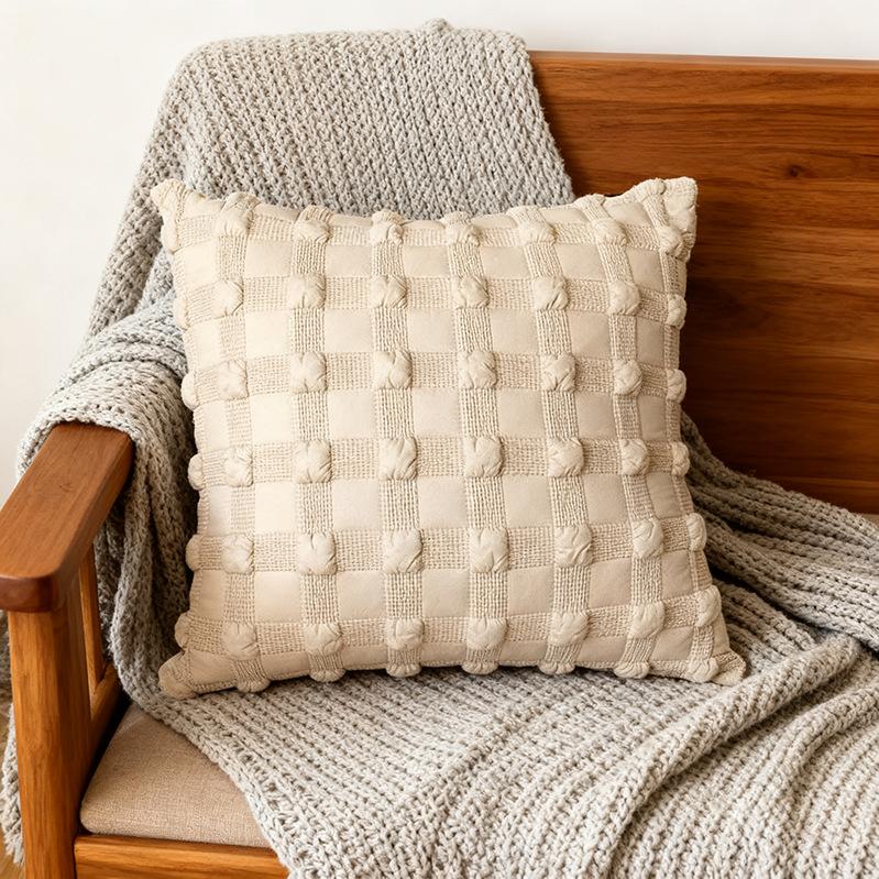 Leichter Luxus High-End Sofakissen Kissenbezug Böhmischer Stil Bettkopfteil Erkerfenster Kissenbezug 45×45cm