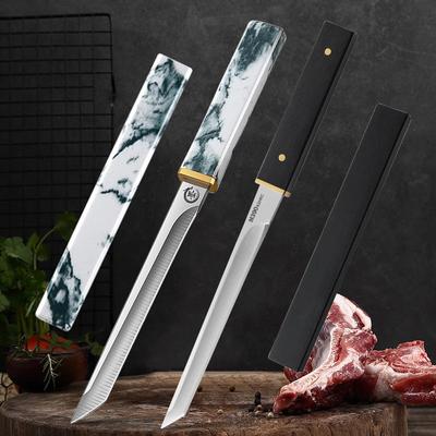 Grilovací nůž Krájení Ryby Ovoce Steak Nůž Plastová rukojeť Kuchyňské nože Ostré vykosťování Řezník Kuchař Nůž Sekáček na maso