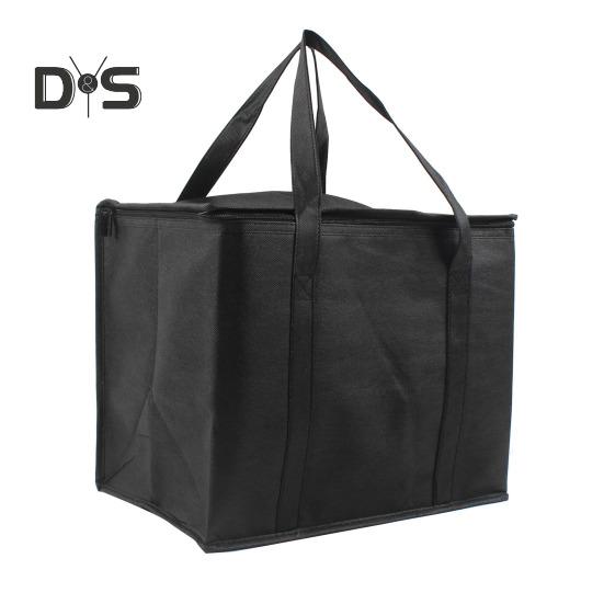 

Ізольована термосумка 35 л, велика місткість, охолоджувач, блискавка, широкий ремінь, сумка для зберігання їжі для пляжної риболовлі, походів 1pc чорний