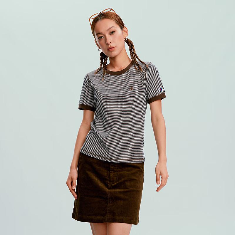 Champion Women's Retro Striped Short Sleeve T-Shirt