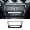 Real Carbon Fiber For Mercedes Benz CLA 2014-2018 Car Console CD Panel Frame Decoration Sticker Car Interior Accessories