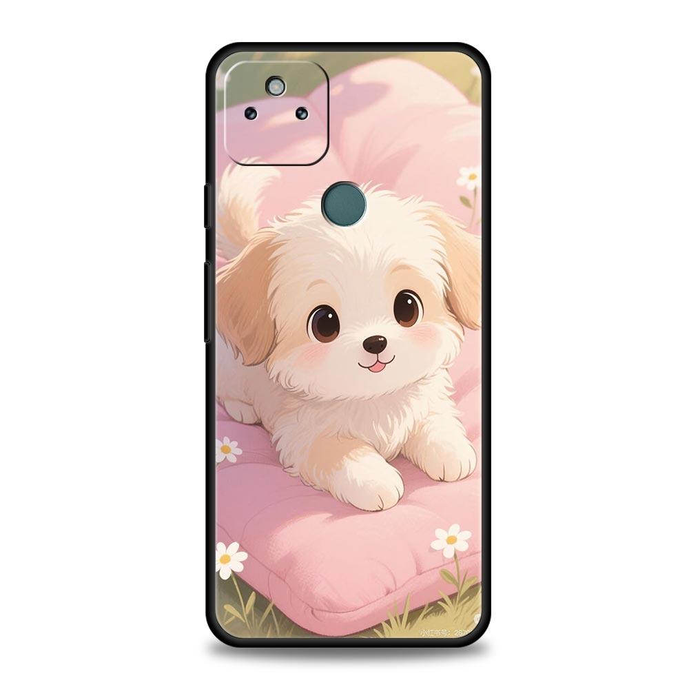 Cute Little Dog Phone Case Cover for Google Pixel 10 9 8 7 6 9A 8A 7A 6A Pro Shockproof Soft TPU 9 Pro XL Shell Capas Fundas Bag