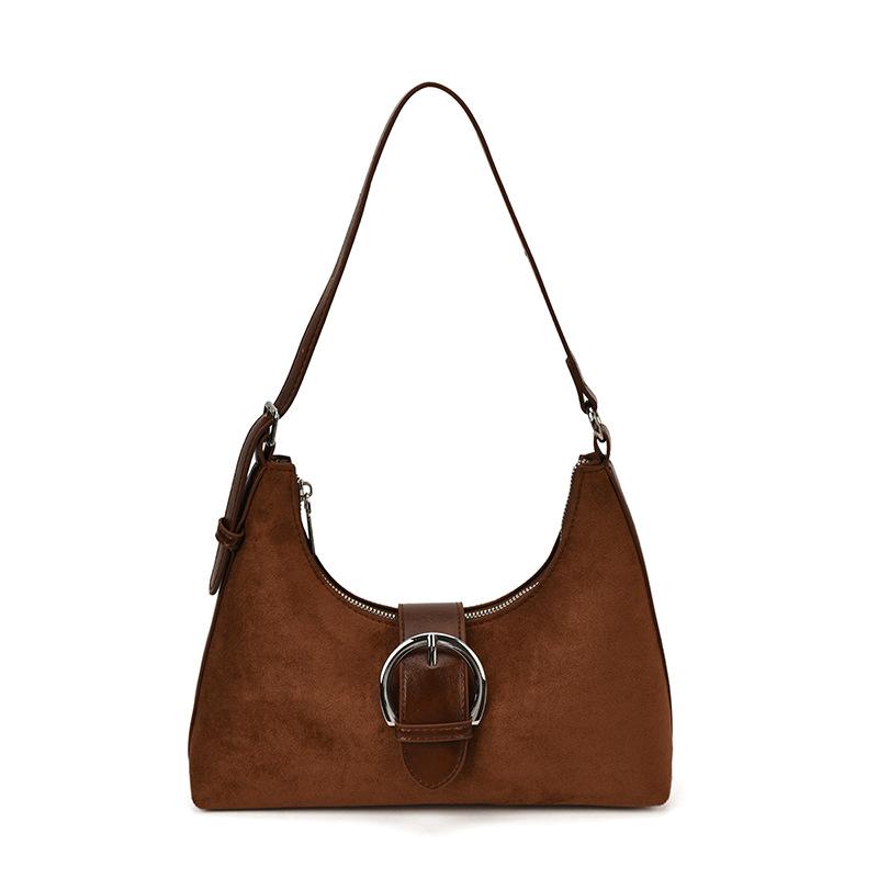 A Niche Frosted Underarm Bag, A Fashionable and Versatile Single-shoulder Crossbody Bag, and A Retro Handbag