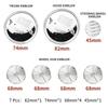 For BMW 5SF1117pcs 45mm 68mm 74mm 82mm Car Logo Front Hood Emblem rear boot badge for BMW E32 E43 E52 E53 E63 E64 E93 E94 E87 F10 F20 F30