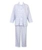 Wacoal Fuwarila Long Sleeves and Fits Heights Soft to the P Pajamas, Pants, Women's 146cm-154cm, 100% Cotton, Touch, Front-Opening, DNL371, Women's,