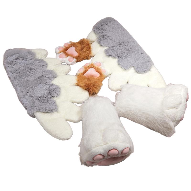 Pussy Paw Handschuhe Flügel Stiefel Plüschtier Spiel Party Verkleiden Kinder Beruhigende Muppet-Puppe