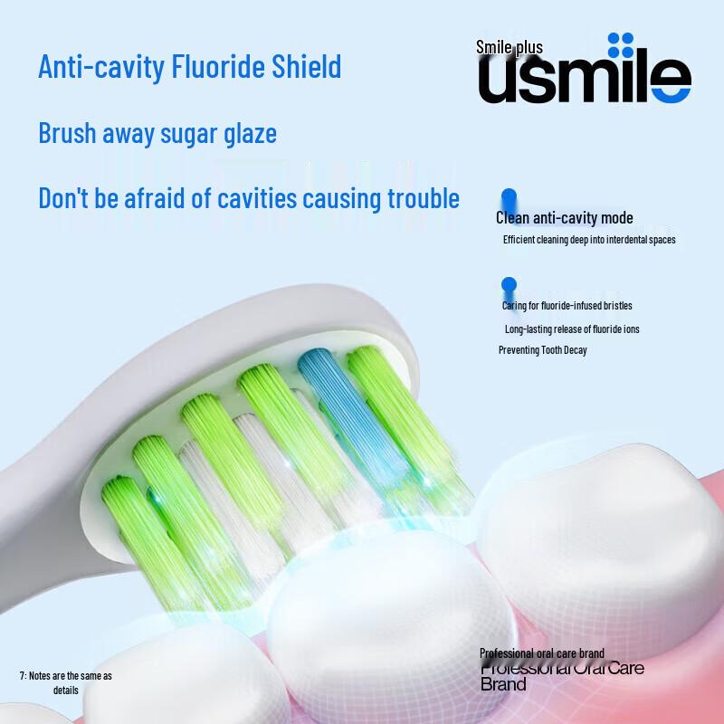 usmile Children's Sonic Electric Toothbrush Q3S CN plug (adapter included)