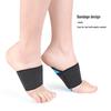 Unisex Elastic Bandage Foot Pad for Flat Feet - Arch Support & Toe Correction Half Insole