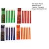 12Pcs Triangle Grip Pencil Set with Ergonomic Finger Holes Students Lead-free Pencil