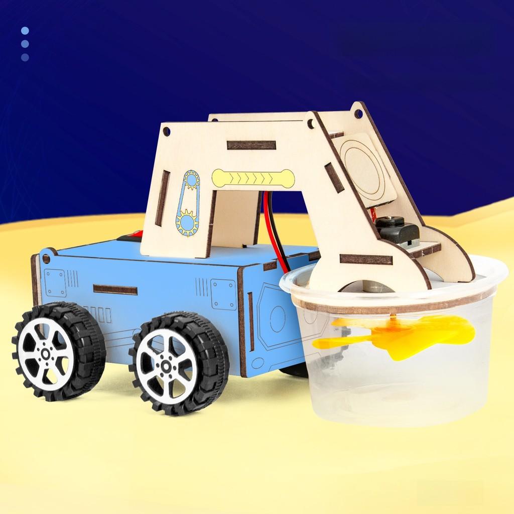 Space Exploration Mars Cleaning Robot Diy Model With Electric Motor For Science Education