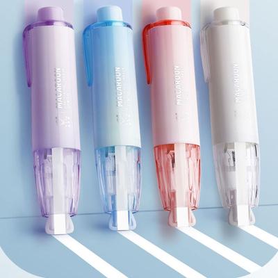 Candy Color Press Vyměnitelná páska na opravu jádra Roztomilá korektor tvaru pera Studenti Upravené nástroje Školní kancelářské potřeby