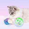 Funny Squeaky Cat Balls Toy with Bell Interactive Pet Toys for Cats Kitten Persian Cat Sphynx mascotas Supplies juguetes gotas