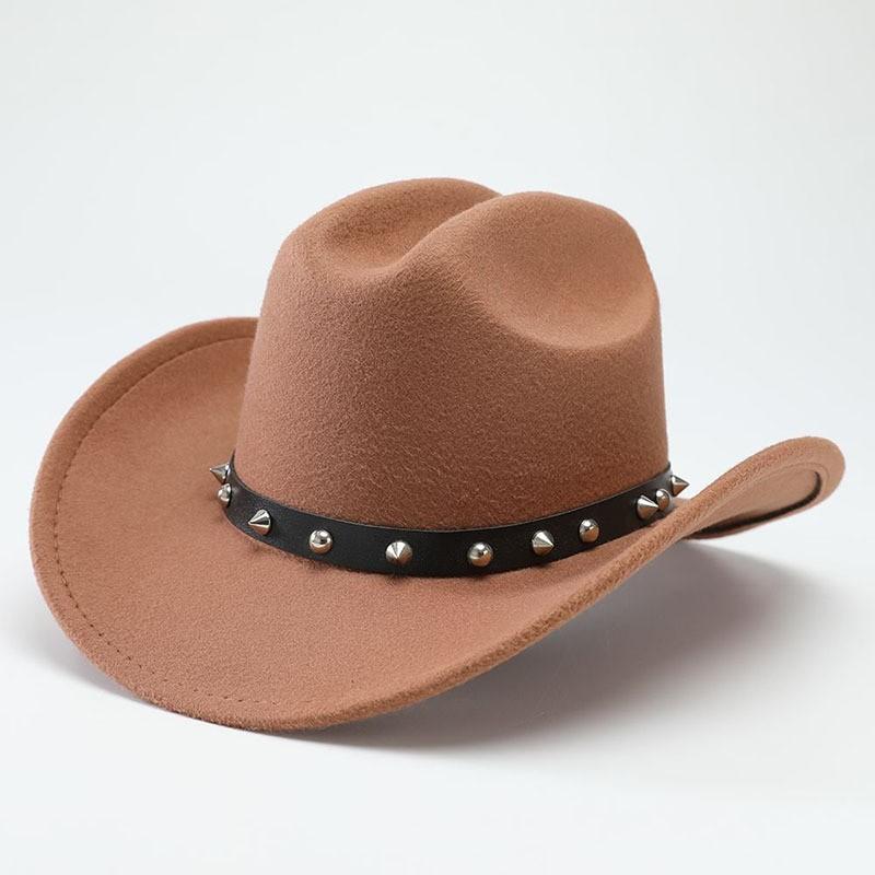 Autumn and winter European, American and western cowboy hats fashion woolen jazz hats men's and women's British fedora hats