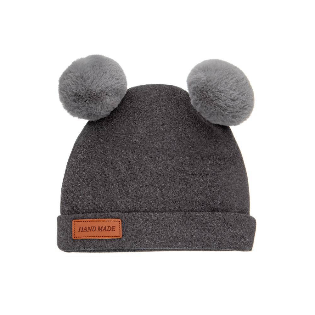 Wolle Baby Mütze Hut Herbst Winter Baby Mütze für Mädchen Jungen Bommel Kinder Hut Säugling Motorhaube Kleinkind Zubehör 1-3y