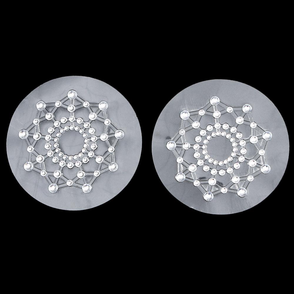 Nipple Stickers Bra Invisible Intimates Accessories Chest Paste Breasts Stickers Nipple Cover Rhinestone Nipple Breast Bra Pad