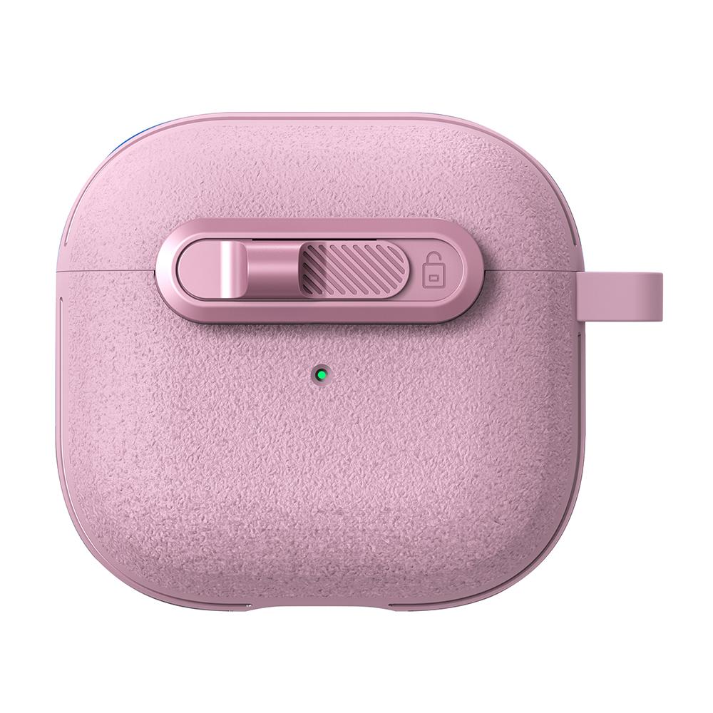 For Apple AirPods 3 Protective Case Lock Buckle Switch TPU + PC Wireless Earphones Cover with Carabiner