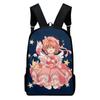Popular Youthful Cardcaptor Sakura Student School Bags Notebook Backpacks 3D Printed Oxford Waterproof Boys/Girls Travel Bags