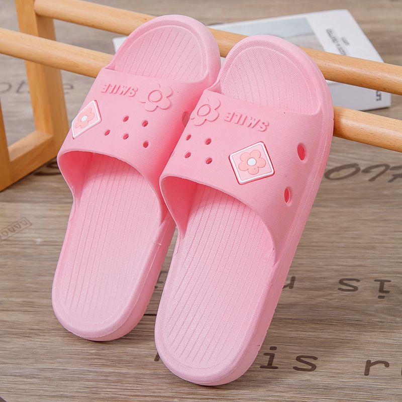 Damen Sommer Hausschuhe sind modisch, rutschfest, leicht, geeignet für Zuhause und den Innenbereich im Badezimmer. Damen Hausschuhe kühl und bequem.