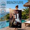 Knights Templar Symbol Beach Towel, Microfiber Beach Towel, Perfect For Pool, Beach, Travel, Home Decor Beach Party Fan Gifts