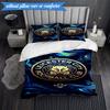 3PCS Leicester City F.C Printed Soft Bedding Set,Including 1pc Duvet Cover And 2pcs Pillowcases Perfect for Bedroom, Dormitory, Fan Gift