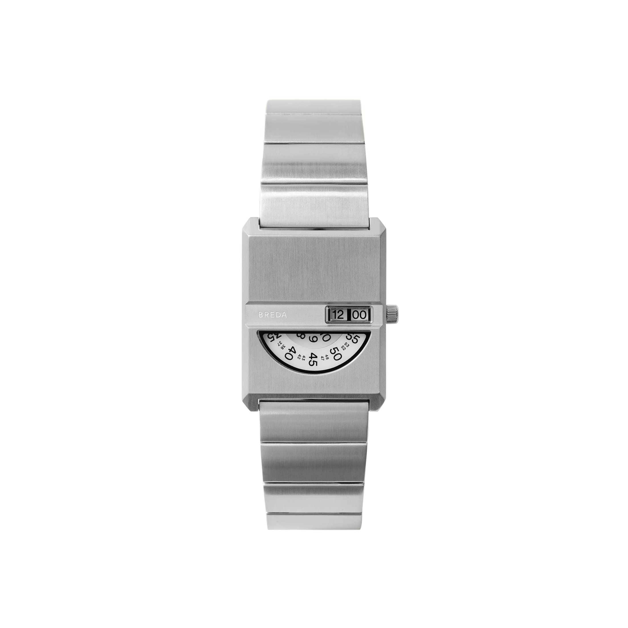 

Breda Pulse Tandem Silver Watch for Men and Pair Silver Women, Watch, 26mm,