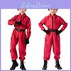 Costume Cosplay Thème Squid Game en Polyester pour Filles Événement de Jeu Costume