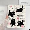 Cute Kitty Y-fold  Stand Cover with Pencil Slot for iPad Pro11 Pro13 Flip Magnetic Folding Stand Cover for Mini 7 Air 5 High Clear Cover