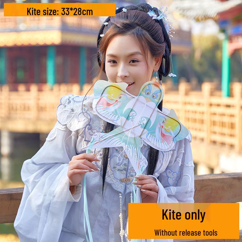 2026 Small Sand Swallow Bamboo Kite with Fishing Rod - Dance Costume Decoration Props for Kids