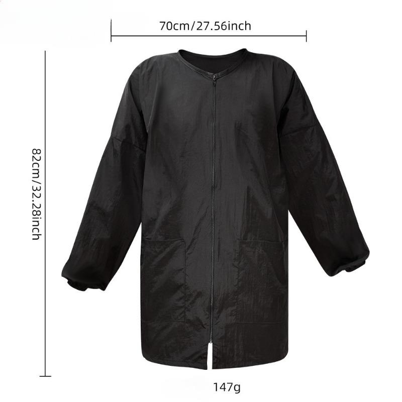 

Waterproof Adjustable Adult Haircut Cloak Snap Closure Barber Cape For Hair Coloring Styling Salon Use Durable Styling Tools