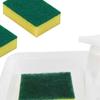Dispensador de Jabón Multiusos con Soporte para Estropajo, Lavavajillas para Bar