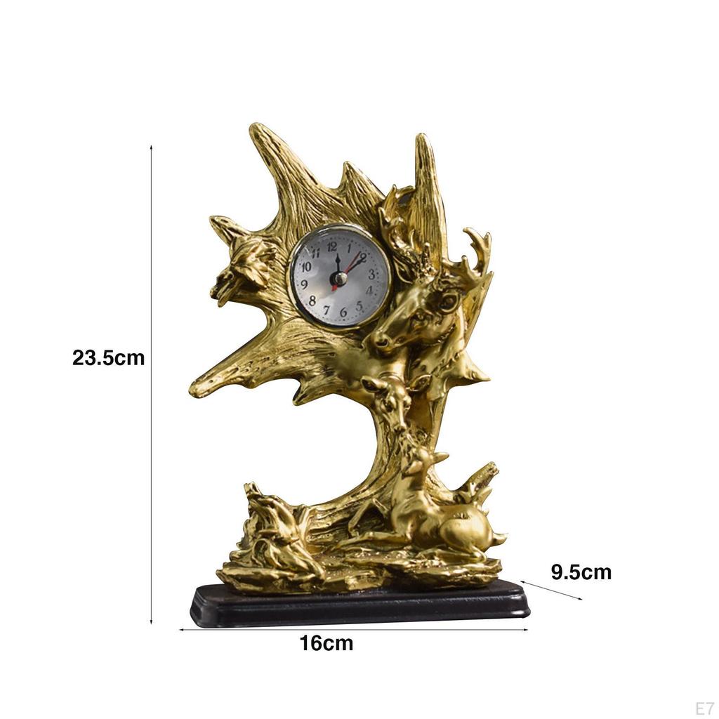 Elegant Animal Table Clock for Home Office Decor
