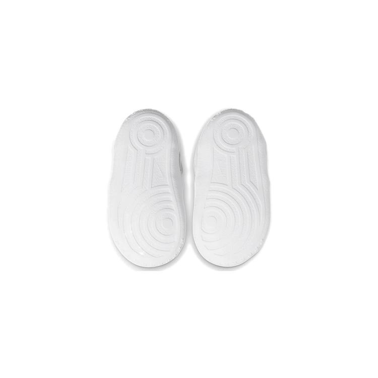 Nike Air Force 1 Crib Slip Resistant Skateboard Shoes White Purple Infant And Toddler CK2201-103