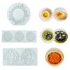 Decoration Chocolate Stencil Cake Decorating Flower Wreath Cake Lace Mold Silicone Mould Lace Mat