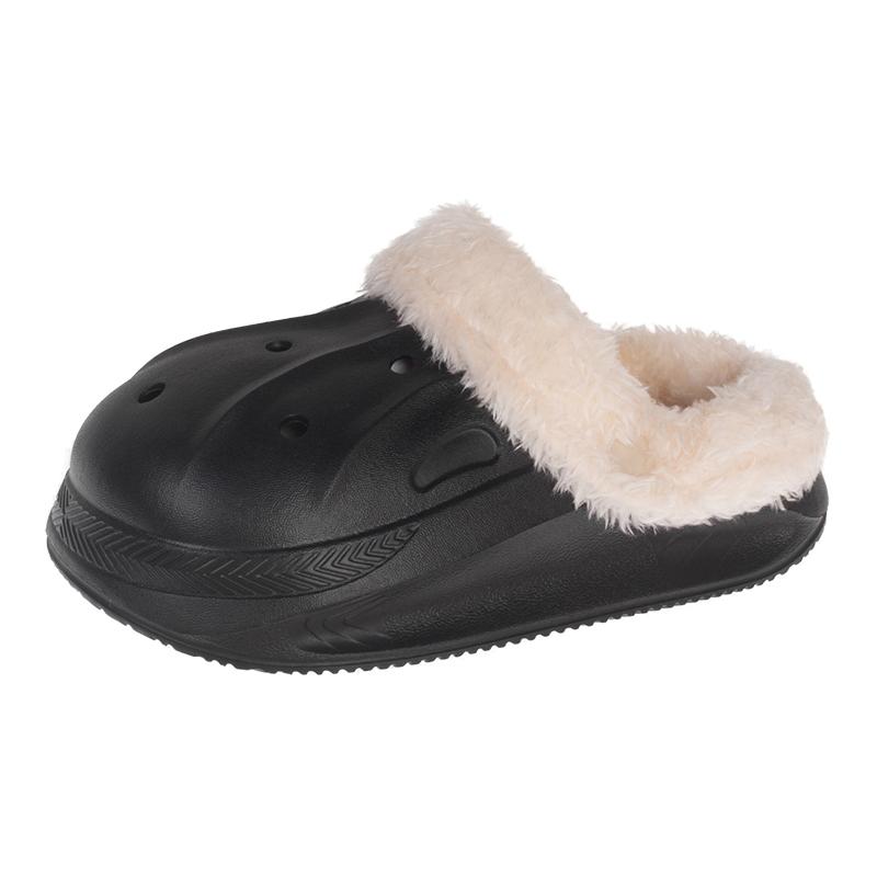 Kids Cotton Slippers Winter Warm Plush Clogs for Children Anti-slippery House Slides Casual Slip Ons Cotton Shoes Boys Girls New