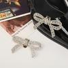 Fashionable Bowknot Shoe Accessory with Rhinestone Charm for Jewelry Enthusiasts