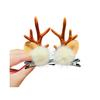 1 pár vánočních sponek do vlasů Slavnostní styly Sob Vánoční strom Sněhulák Santa Claus Plyšové Flitrová dekorace Sponky do vlasů