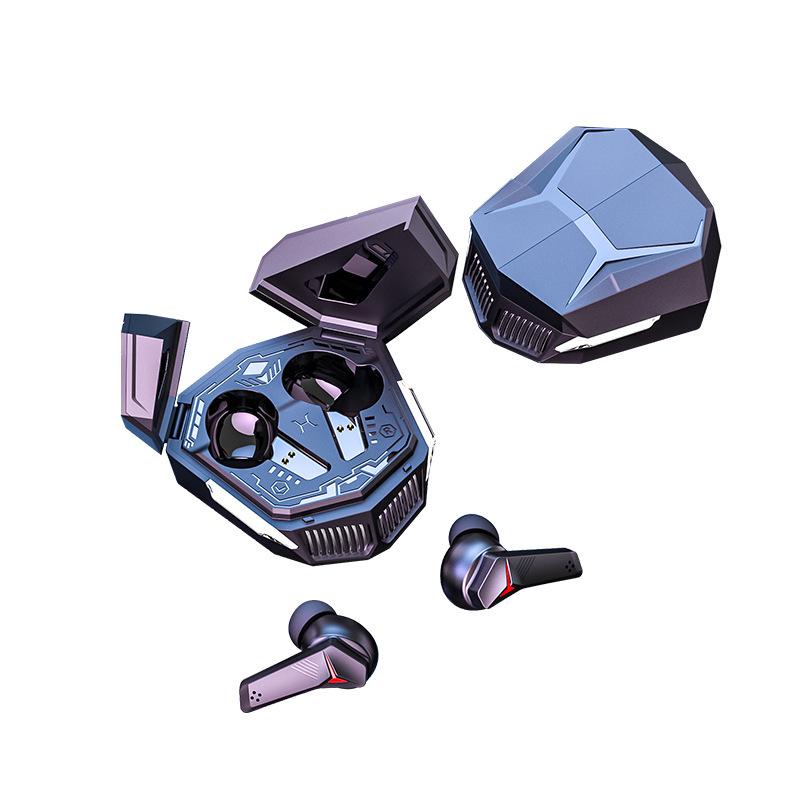 DX-26 Fones de Ouvido Sem Fio Bluetooth TWS Estilo Mecha para eSports