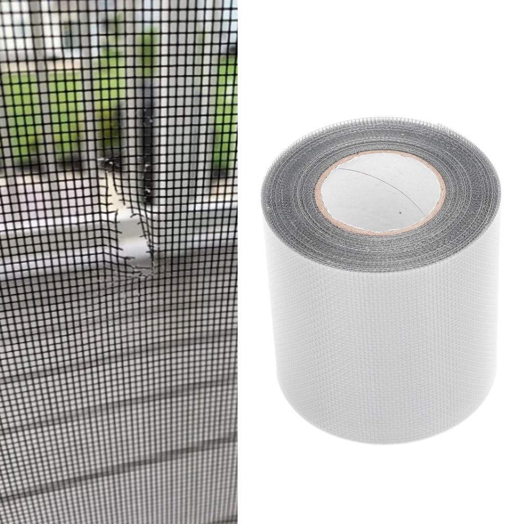 Window Screen Repair Tape 80mmx9.15m Transparent Self Adhesive Mesh Screen Repair Patch