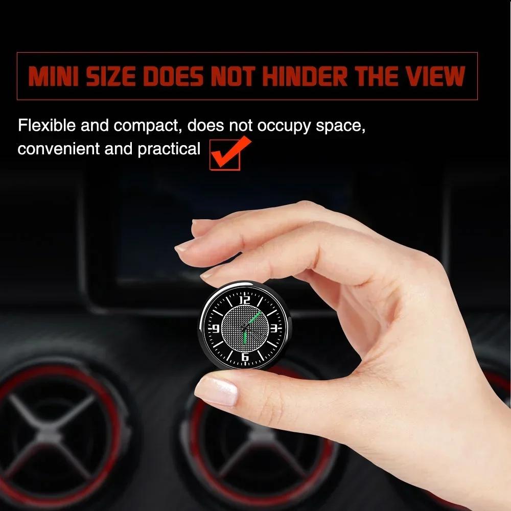 Car Interior parts mini Clock Watch Auto Electronic Quartz Watch For BMW 5Series 3Series X5 Series X3 1Series X6 X1 M3 M Z4 M5 hkvr74