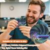 3D Printed, Foldable Polygonal Decompression Toy, Spiral Tower Irritating Star
