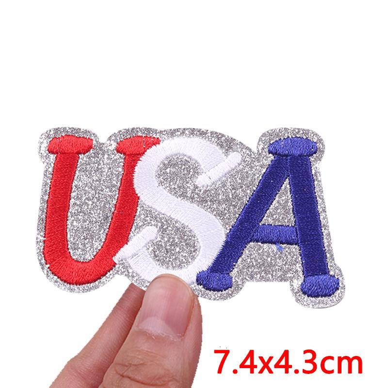 New America's 250th Anniversary Embroidered Patches DIY Iron On Patches For Clothing Statue Of Liberty Flag Eagle Patch Armband