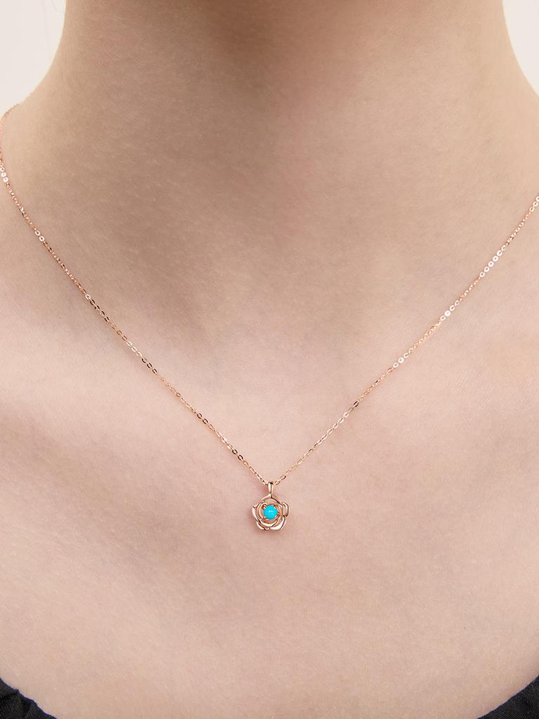 Rosemont 14K Necklace (December Birthstone) Rs1317